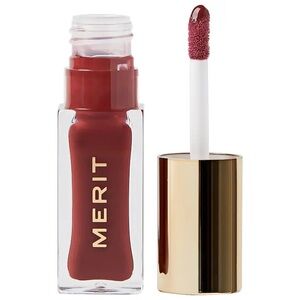 BNIB Merit Shade Slick Hydrating Tinted Lip Oil in Sangria (Deep Berry)